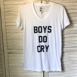 Boys Do Cry Slogan tee